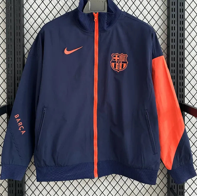 Barcelona 25/26 windbreaker jacket royal blue