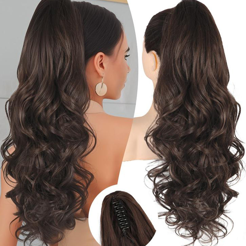 💜Limited time promotion 40%OFF💜Clip-on Wavy Ponytail Extension