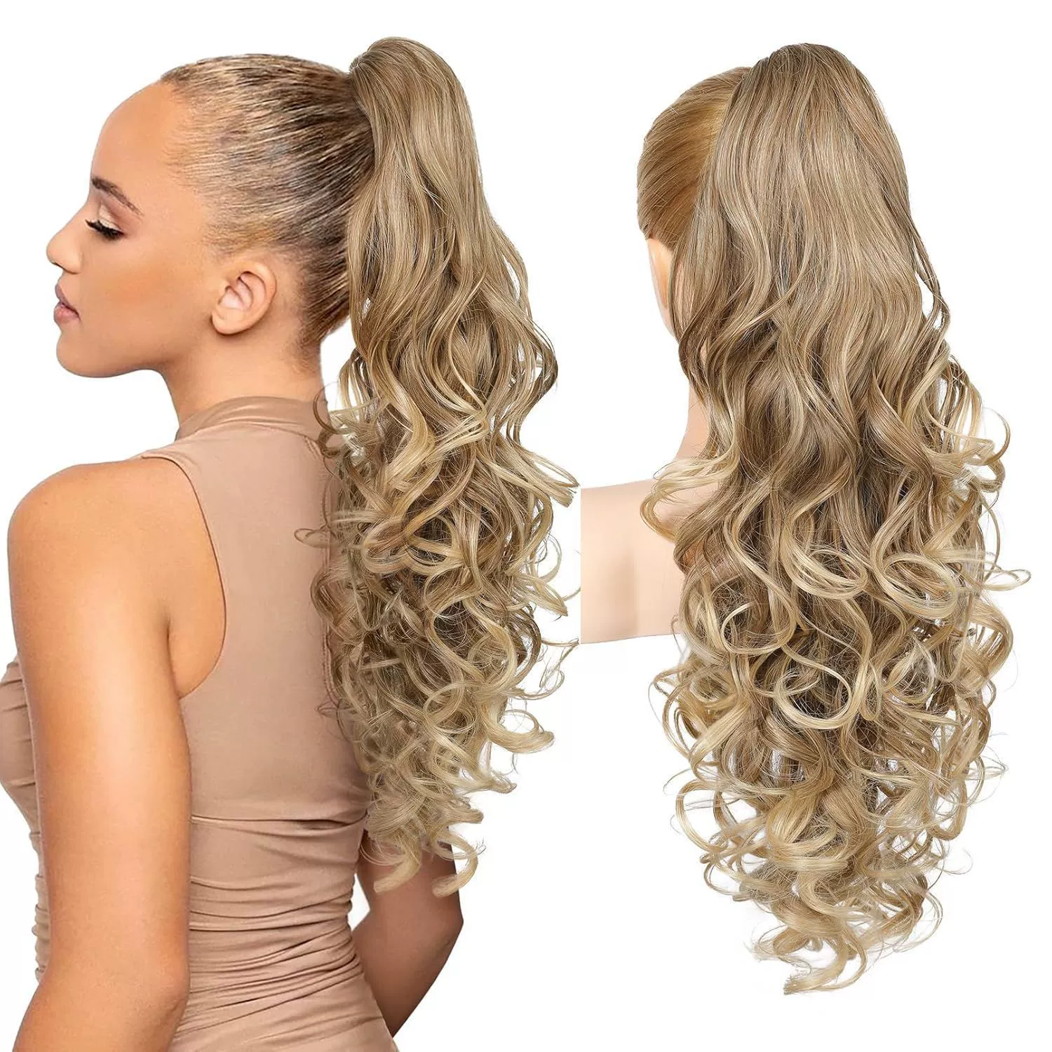 💜Limited time promotion 40%OFF💜Clip-on Wavy Ponytail Extension