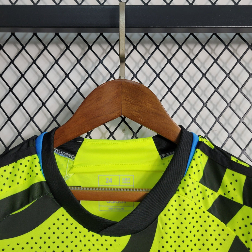 Arsenal Kids Third Kit 2024/25 – Neon Shock Edition