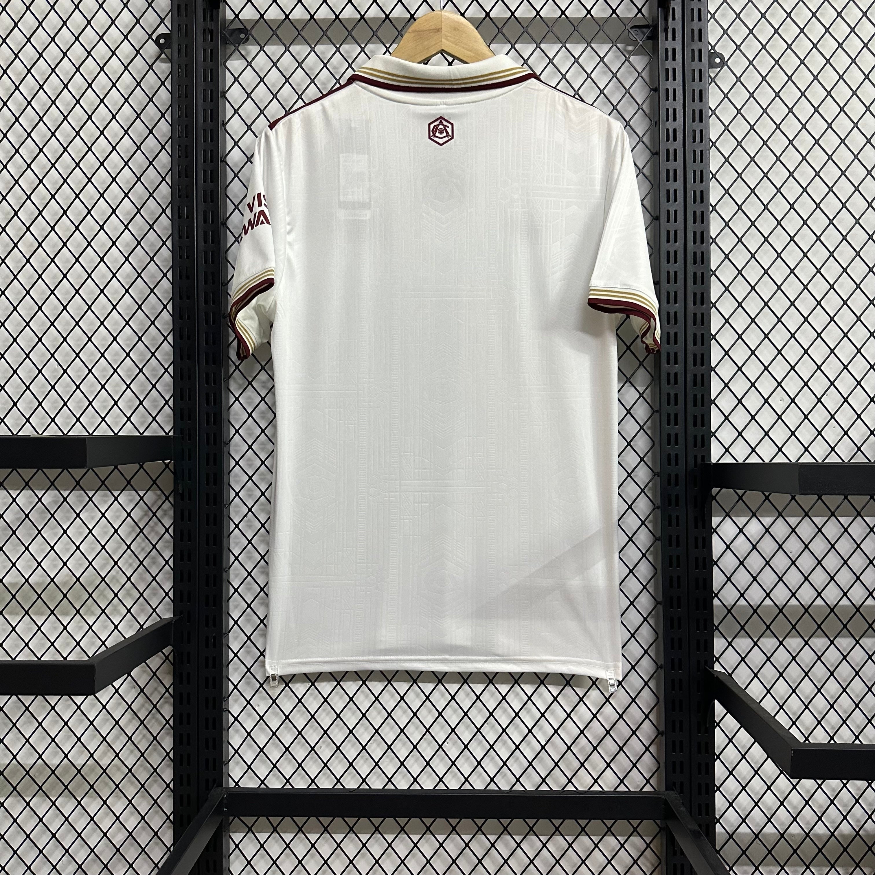 Arsenal Retro Home Kit – White & Maroon Edition