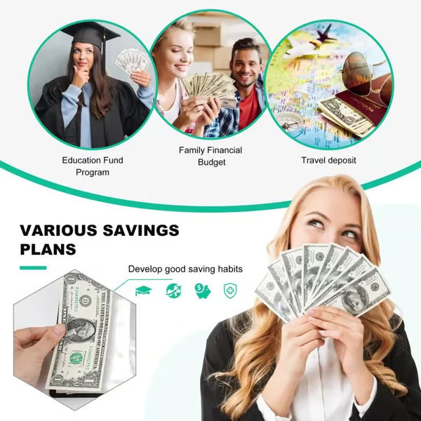 ⏳LAST DAY SALE 70% OFF✉️Savings Challenges Book with Envelopes💸