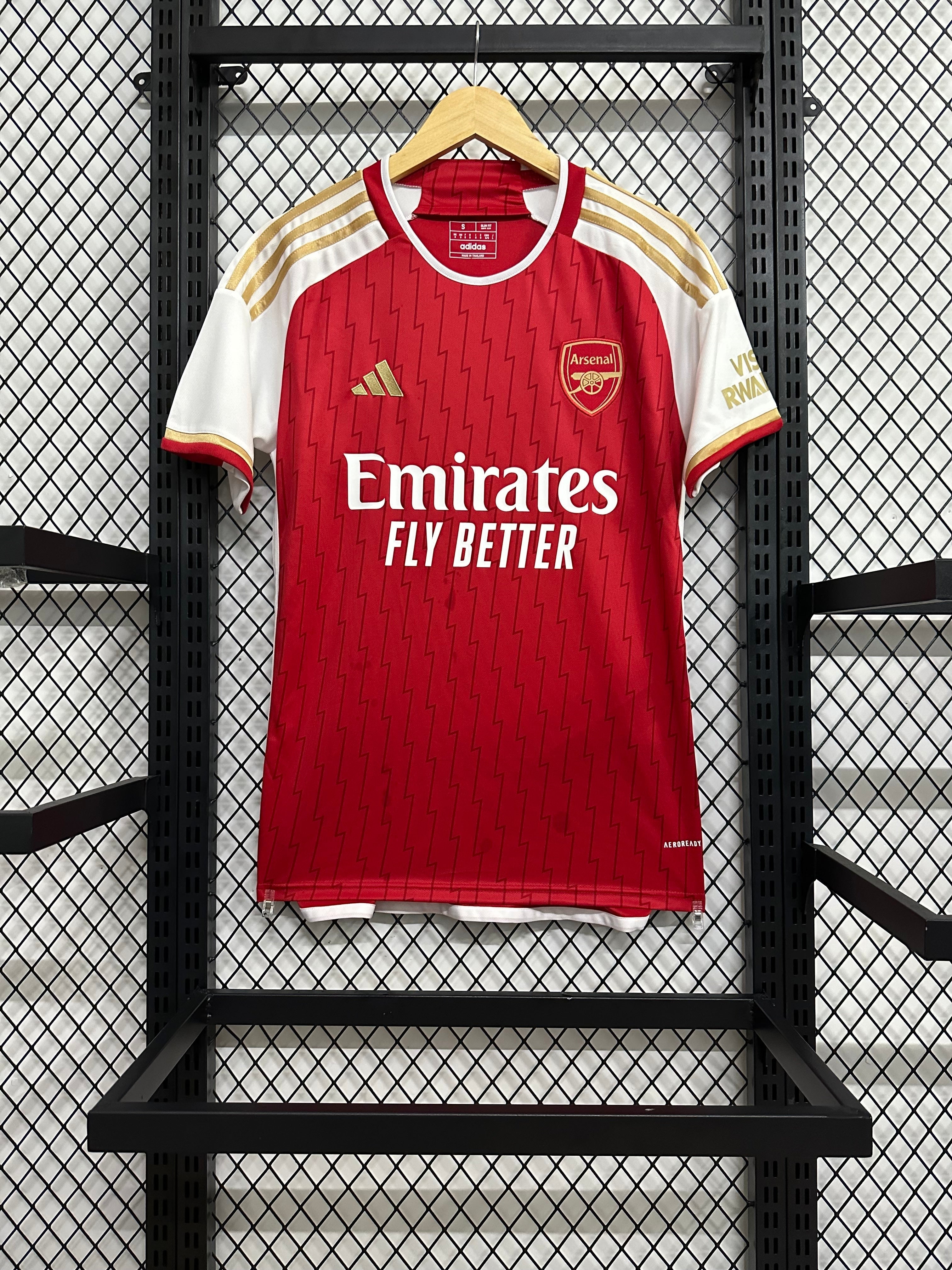 Arsenal Home Kit 2023/24 – Red & Gold Edition