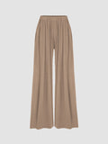 🔥LAST DAY SALE- ONLY £13.99!!⚡80K+ SOLD!💝Women's High Elastic Wide Leg Pants with Pocket