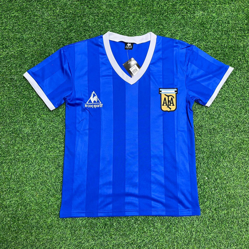 Argentina 1986 World Cup Final Retro Blue Jersey – Maradona