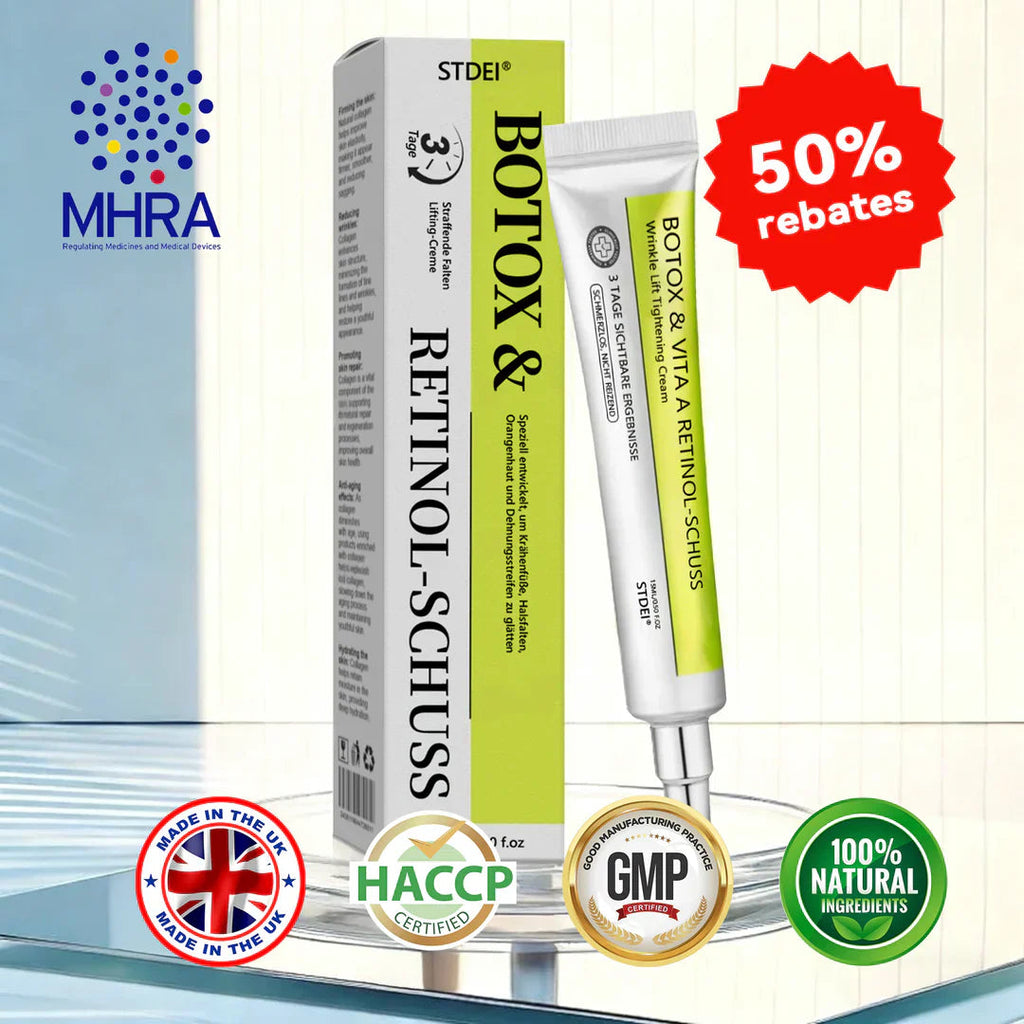 𝑶𝒇𝒇𝒊𝒄𝒊𝒂𝒍 𝑺𝒕𝒐𝒓𝒆👍| Regain youthful skin nown 💫STDEI® BOTOX & VITA A RETINOL SHOT Wrinkle Lift Tightening Cream