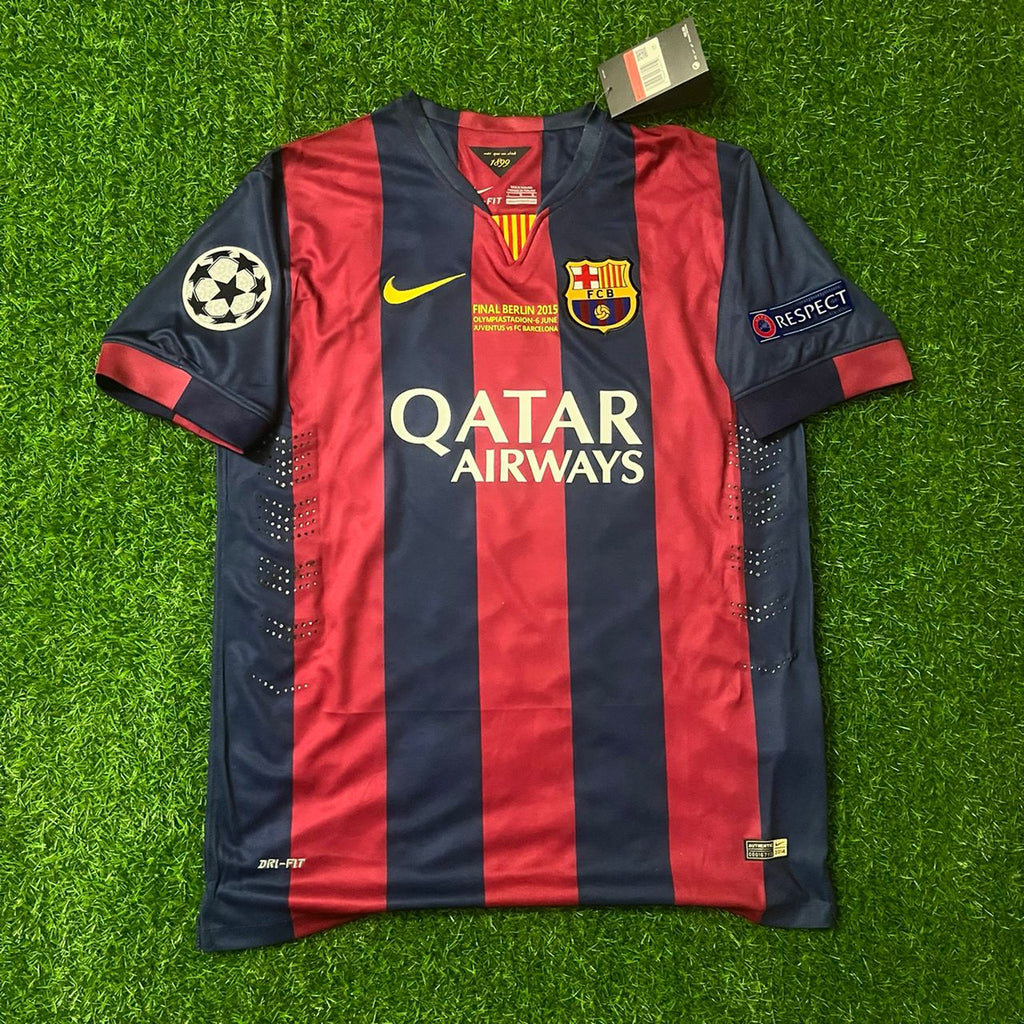 Neymar Jr Barcelona 2014/15 Berlin Champions League Final Retro Jersey